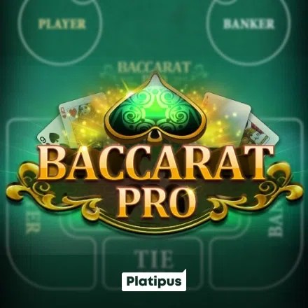 Baccarat PRO casino game by Platipus – featured logo at WishWin Casino