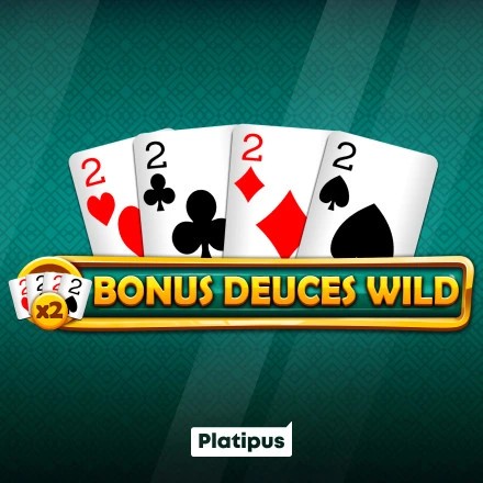Bonus Deuces Wild by Platipus, showcased at wishwincasino.pl – game logo