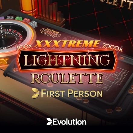 First Person XXXtreme Lightning Roulette slot icon by Evolution, available at WishWin Casino