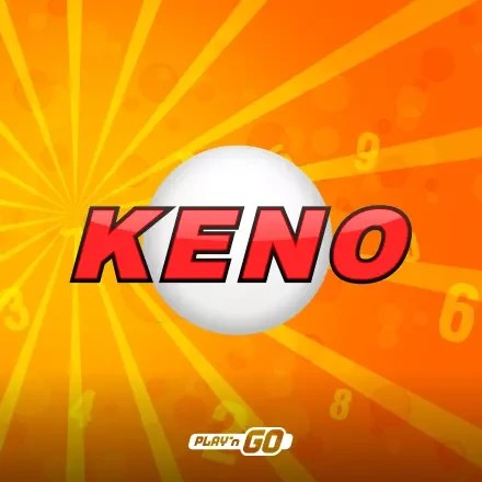 Keno slot logo by Play'n GO at WishWin Casino