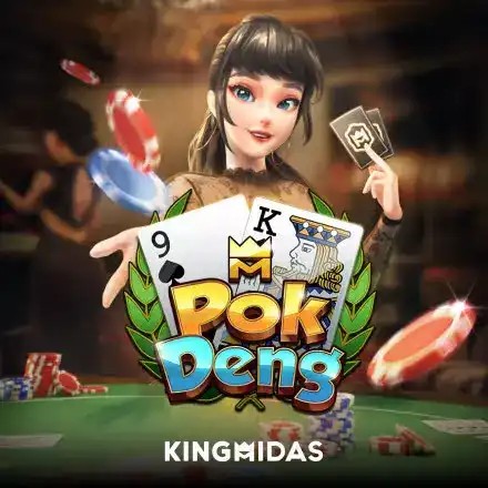 Kingmaker Pok Deng online game logo by King Midas on wishwincasino.pl