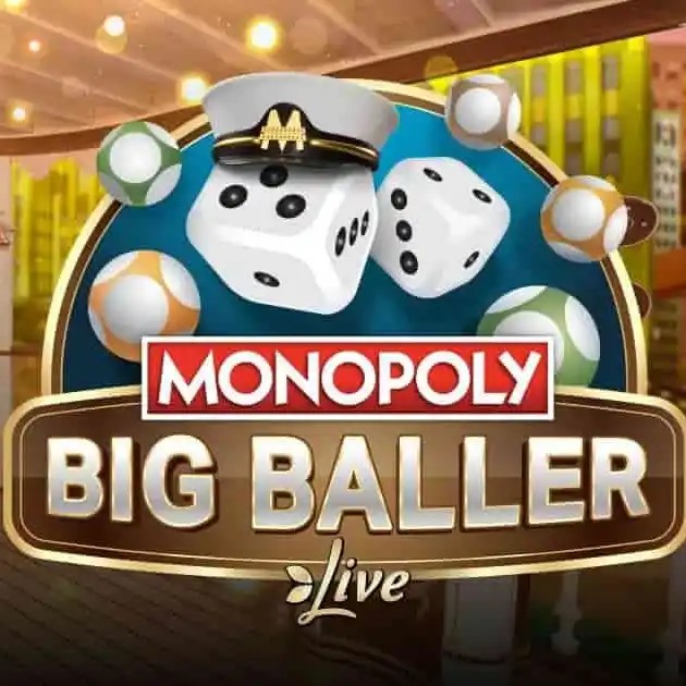 MONOPOLY Big Baller online game logo by Evolution on wishwincasino.pl