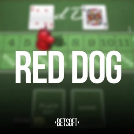 Red Dog slot logo by Betsoft Gaming at WishWin Casino