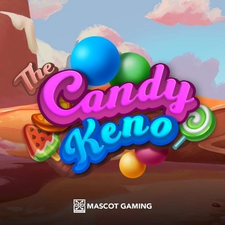 The Candy Keno logo by Mascot Gaming at WishWin Casino